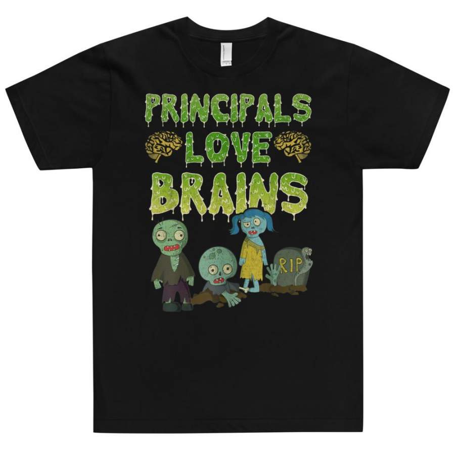 Zombie Principals Love Brains Halloween T-Shirt