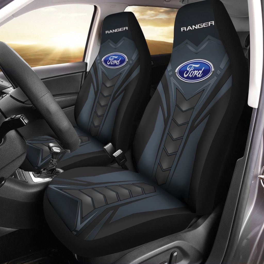 Ford Ranger DVT Car Seat Cover (Set of 2) Ver 3 (Dark Blue)