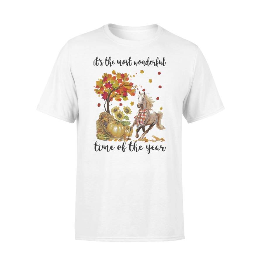 It’s The Most Wonderful Time Of The Year Horse Autumn T-shirt