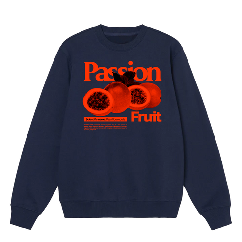 Passionfruit Crewneck Sweatshirt Outfit  For Men  For Women