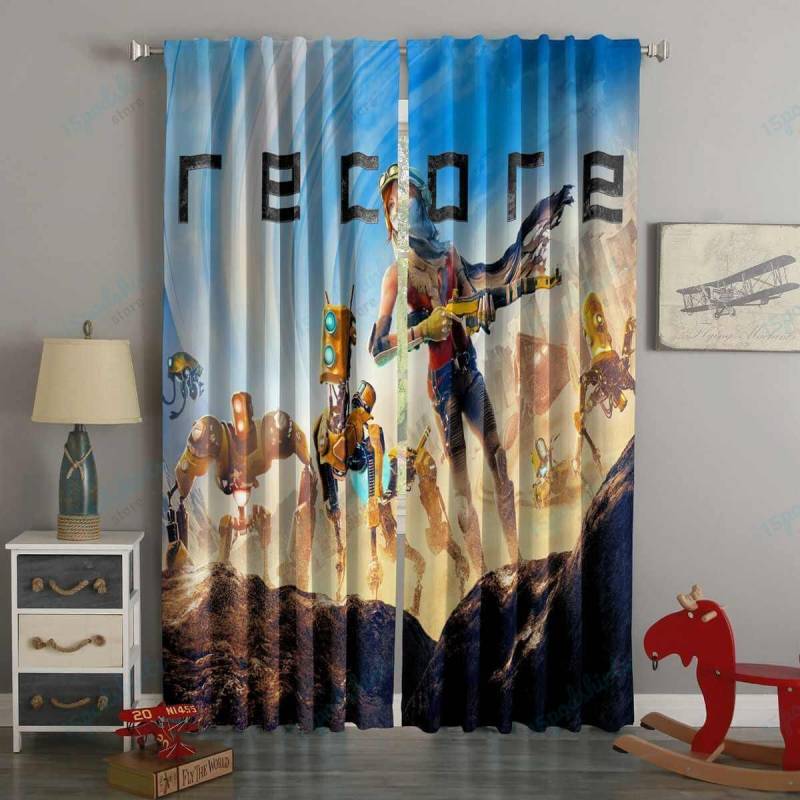 3D Printed ReCore Style Custom Living Room Curtains