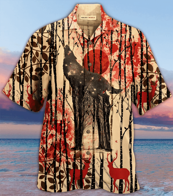 High Quality One Wolf Lives No Sheeps Safe Christmas Hawaii Shirt Ha58751