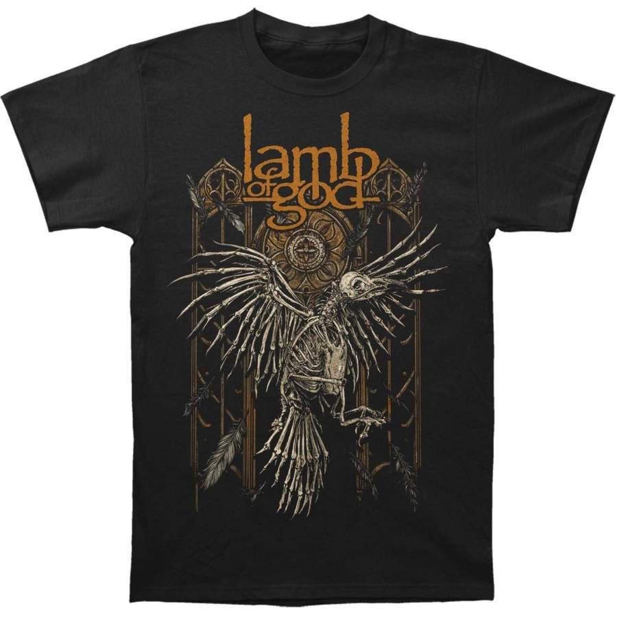 Fashion Lamb Of God Crow T-Shirt Men’S Punk T-Shirt