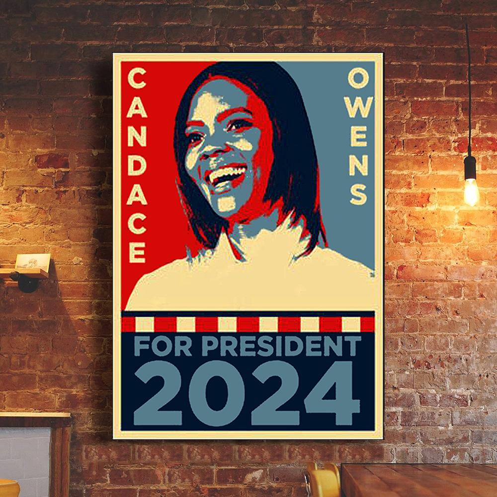 Candace Owens For President Poster Vote Candace Owens 2024 Campaign