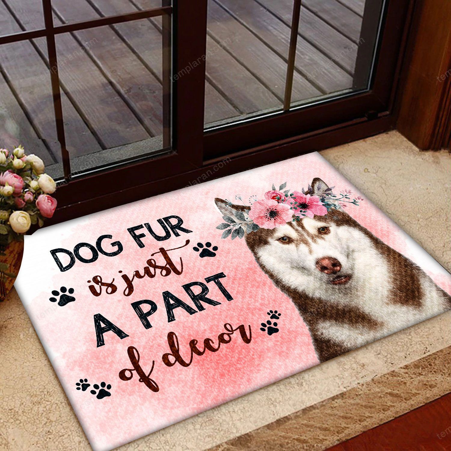 Siberian Husky Doormat 3D Printing