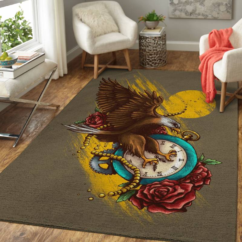 Time Flies – Animals Area Rug Carpet