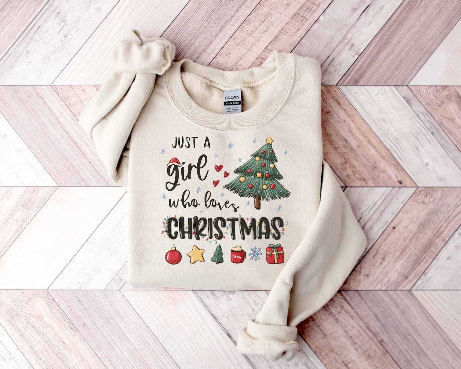 Cute Christmas Sweatshirt 2D Crewneck Sweatshirt All Over Print Sweatshirt For Women Sweatshirt For Men Sws4548