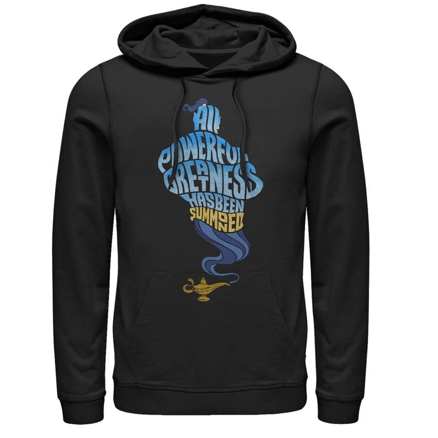 Aladdin Men’s Genie Greatness Summoned  Lightweight Hoodie