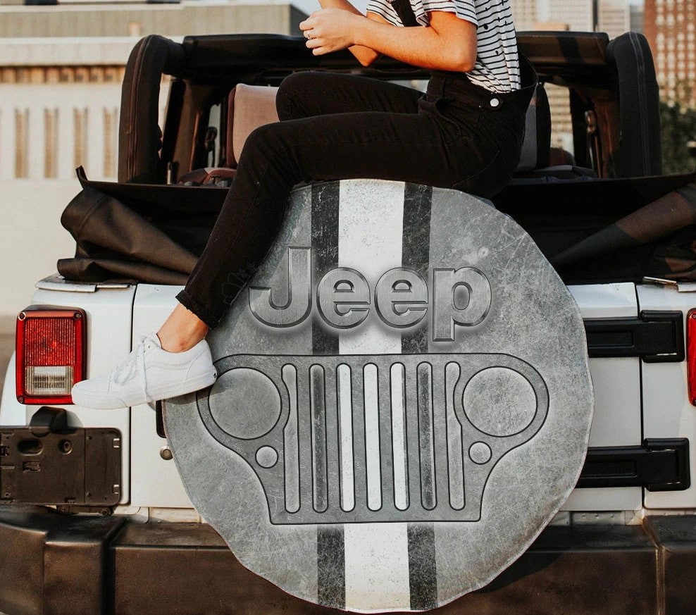 Jeep Metal Spare Tire Cover