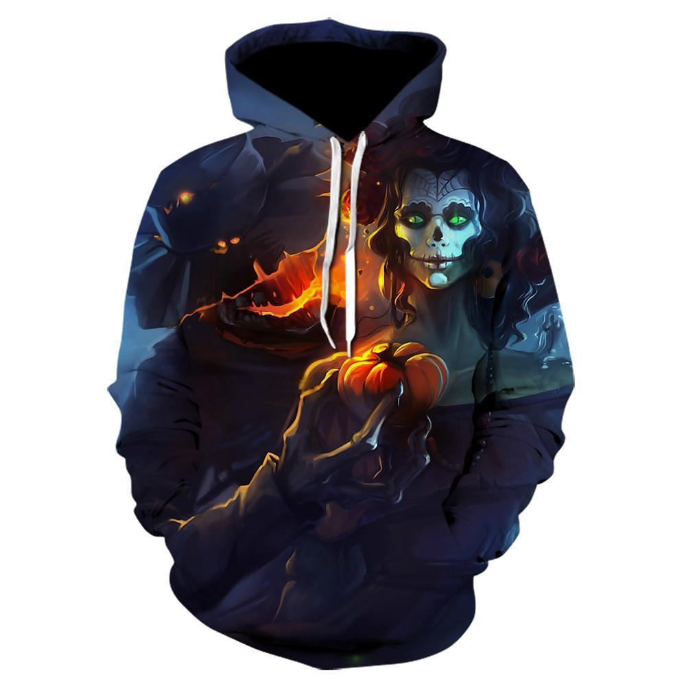 The Nightmare Before Christmas Jack Skellington 3D Printed Pullover Hoodie