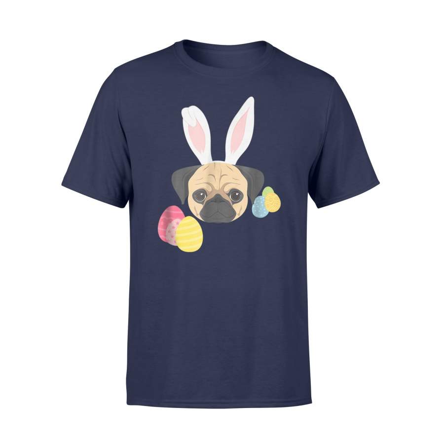 Easter Bunny Pug, Easter Dog Lover T Shirt