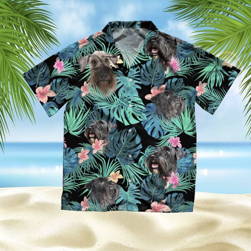 Felacia Cesky Terrier Summer Leaves Hawaii Shirt Ha70144