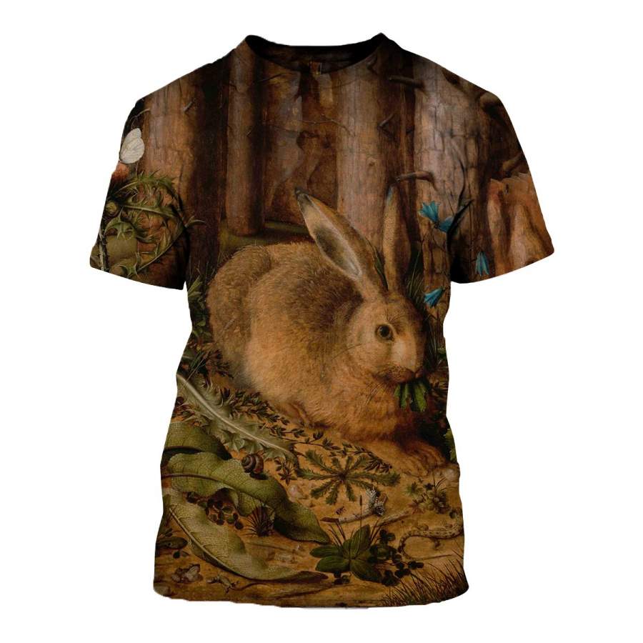 3D All Over Printed Rabbit T Shirt Hoodie 131206