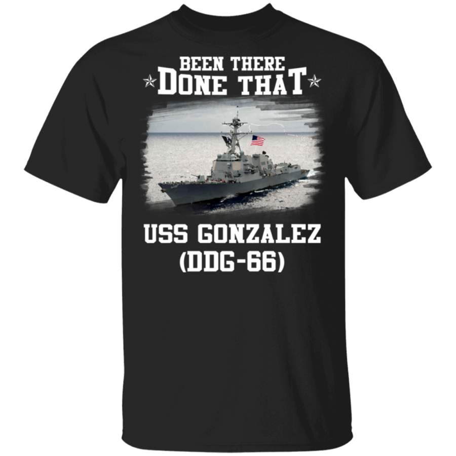 USS Gonzalez DDG-66  Veterans Day Christmas Gift T-Shirt