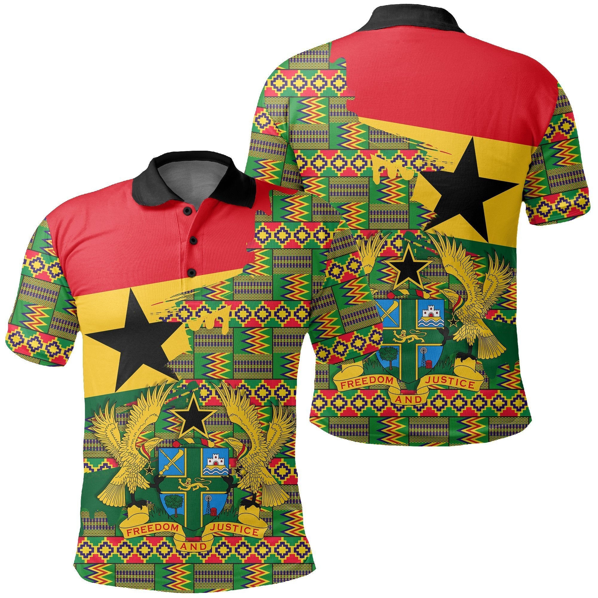 Greek Life Shirt – Kente Ingenious Seamless Polo Shirt – Gash Style