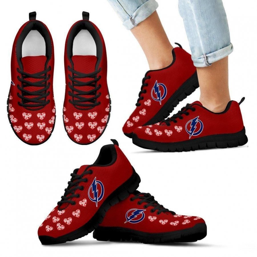 Love Extreme Emotion Pretty Logo Tampa Bay Lightning Sneakers #460