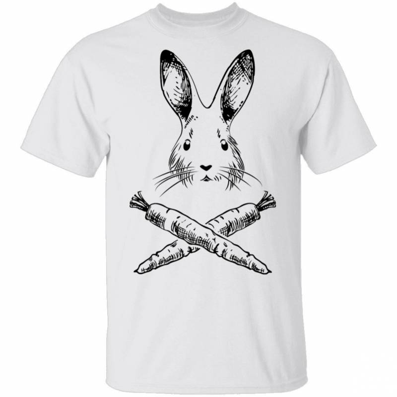 Rabbit And Crossed Carrots T-Shirt