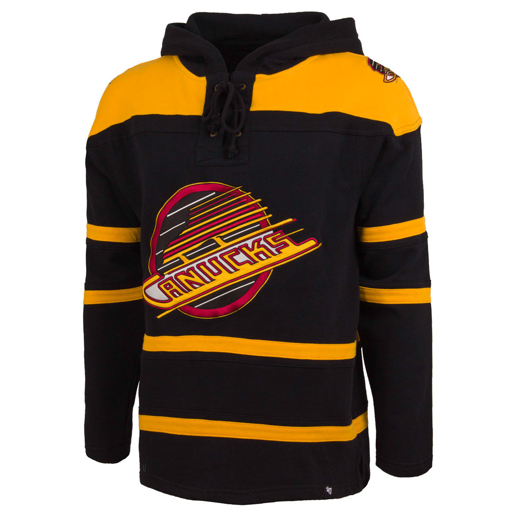 Vancouver Canucks 47 Brand Lacer Jersey Hoodie