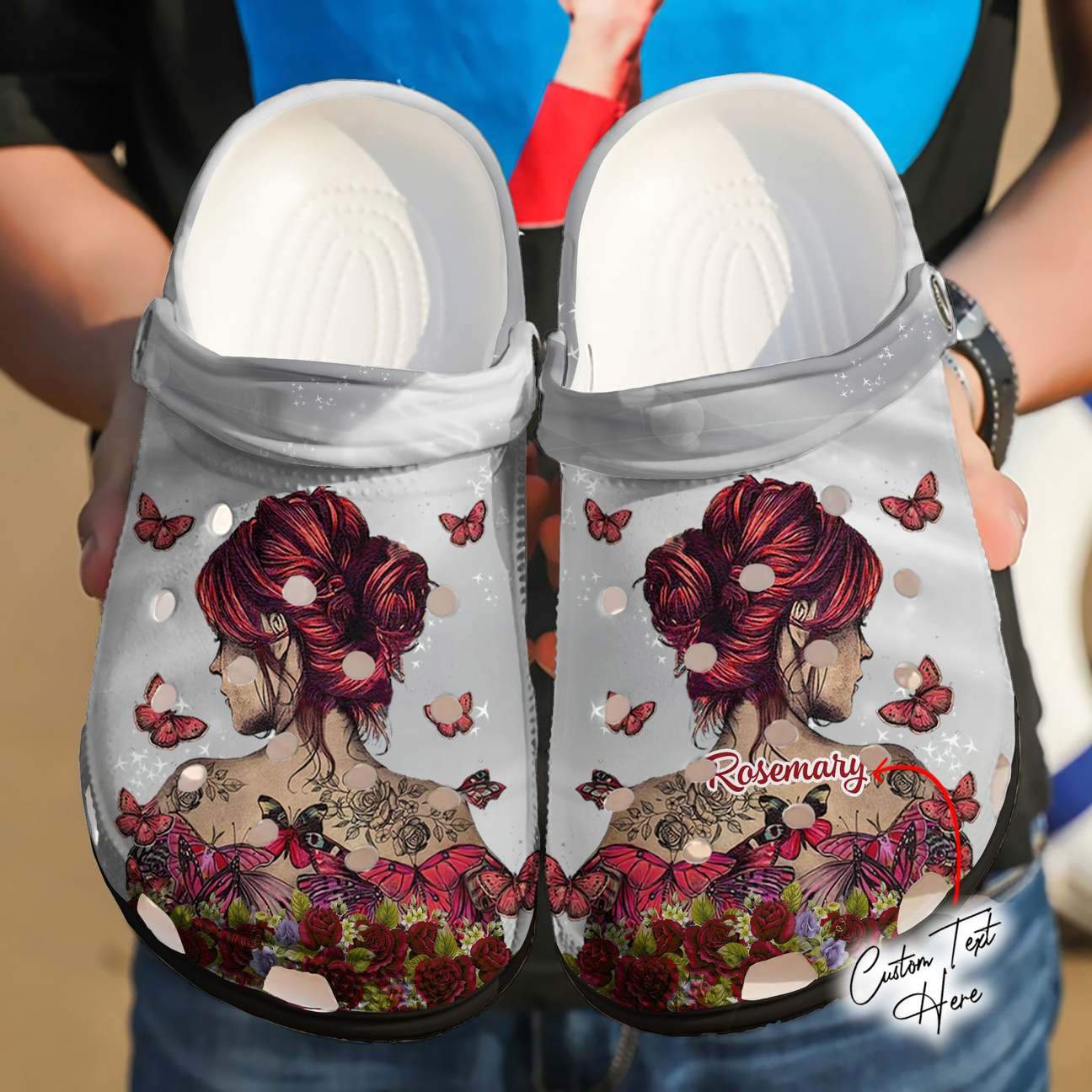 Redhead Personalized Clog, Custom Name, Text, Color, Number Fashion Style For Women, Men, Kid, Print 3D The Readhead