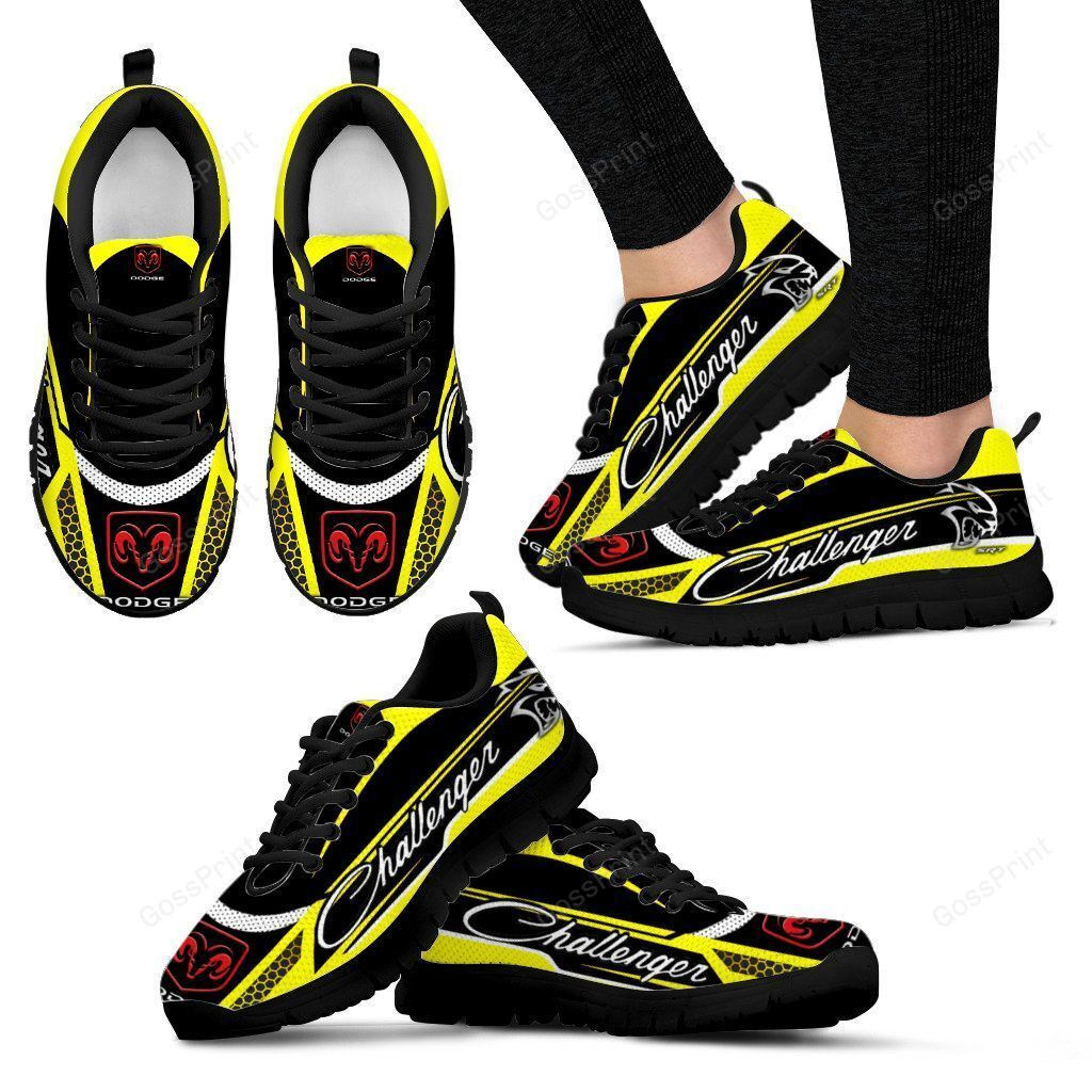 Dodge Challenger Sneakers For Men & Women Ver 2 (Yellow)