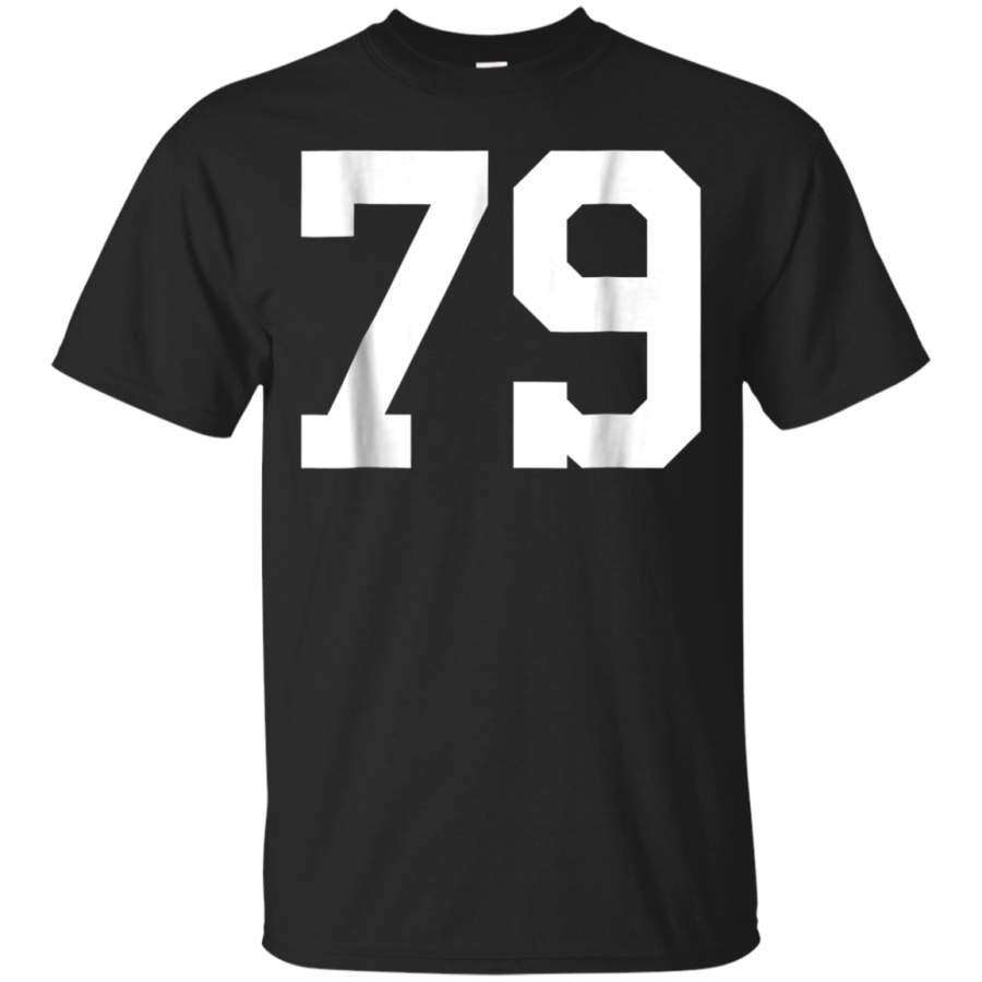 AGR 79 Sports Jersey Number T-Shirt for Team Fan Player Coach