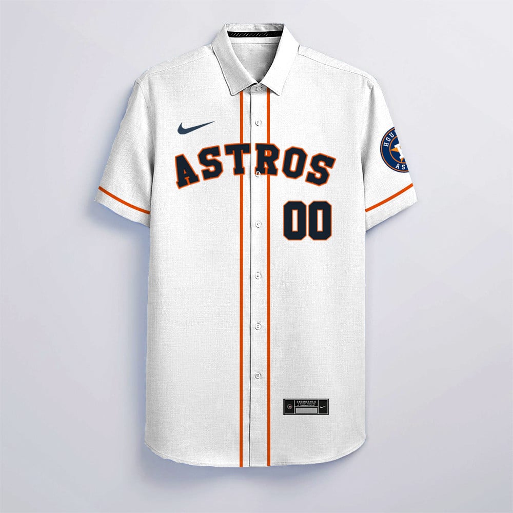 Personalized Houston Astros All Over Print 3D Hawaiian Shirt – White