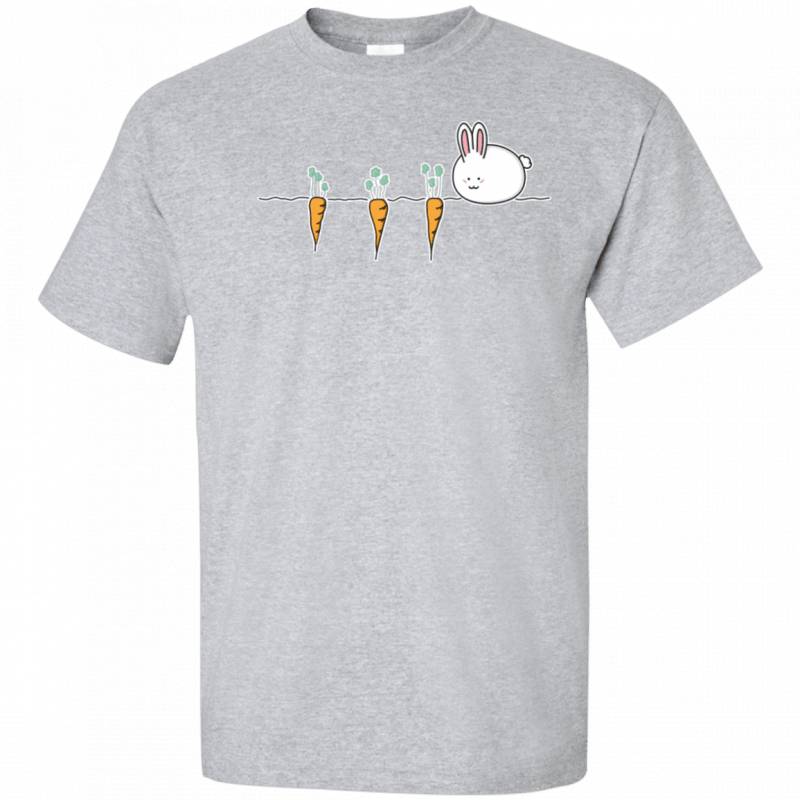 Kawaii Rabbit and Carrots Tall T-Shirt