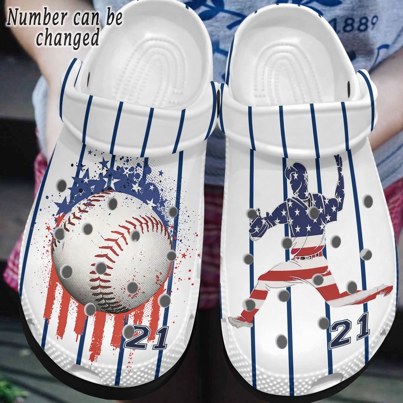 Baseball Personalized Clog, Custom Name, Text, Color, Number Fashion Style For Women, Men, Kid, Print 3D I Love Baseball