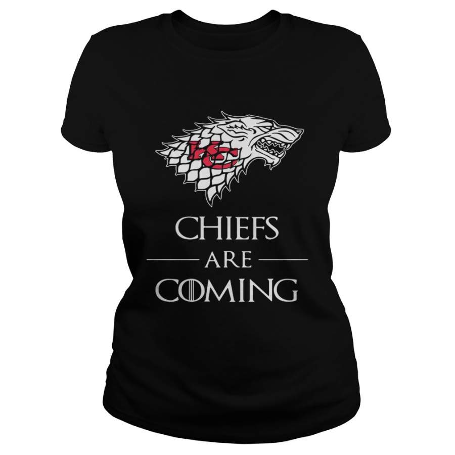 Kansas City Chiefs are coming Game of Thrones Ladies-T-Shirt