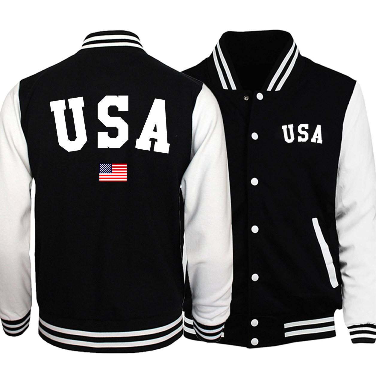 CHICAGO Basketball Printing Men Jackets Hip Hop Fashion Casual Bomber Coat Loose Winter Autumn Male Breathable Baseball Uniform alx