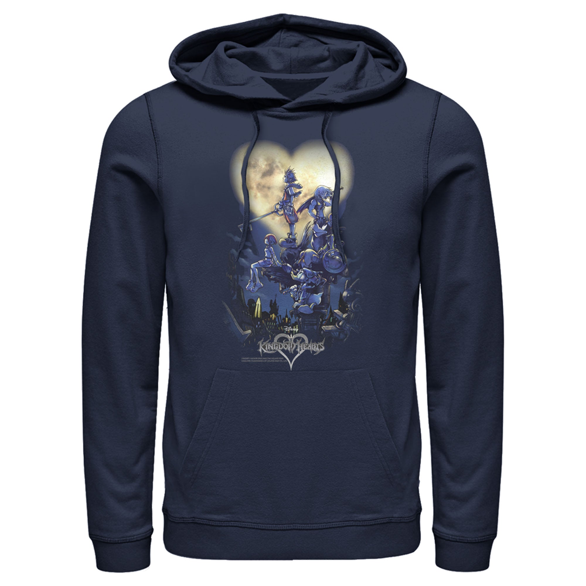 Men’S Kingdom Hearts 1 Box Art Pull Over Hoodie