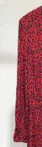 100% Viscose 2021 Autumn Winter Leopard Print Print Long Sleeve Sling Dress Red Floral Long Dress for Woman alx