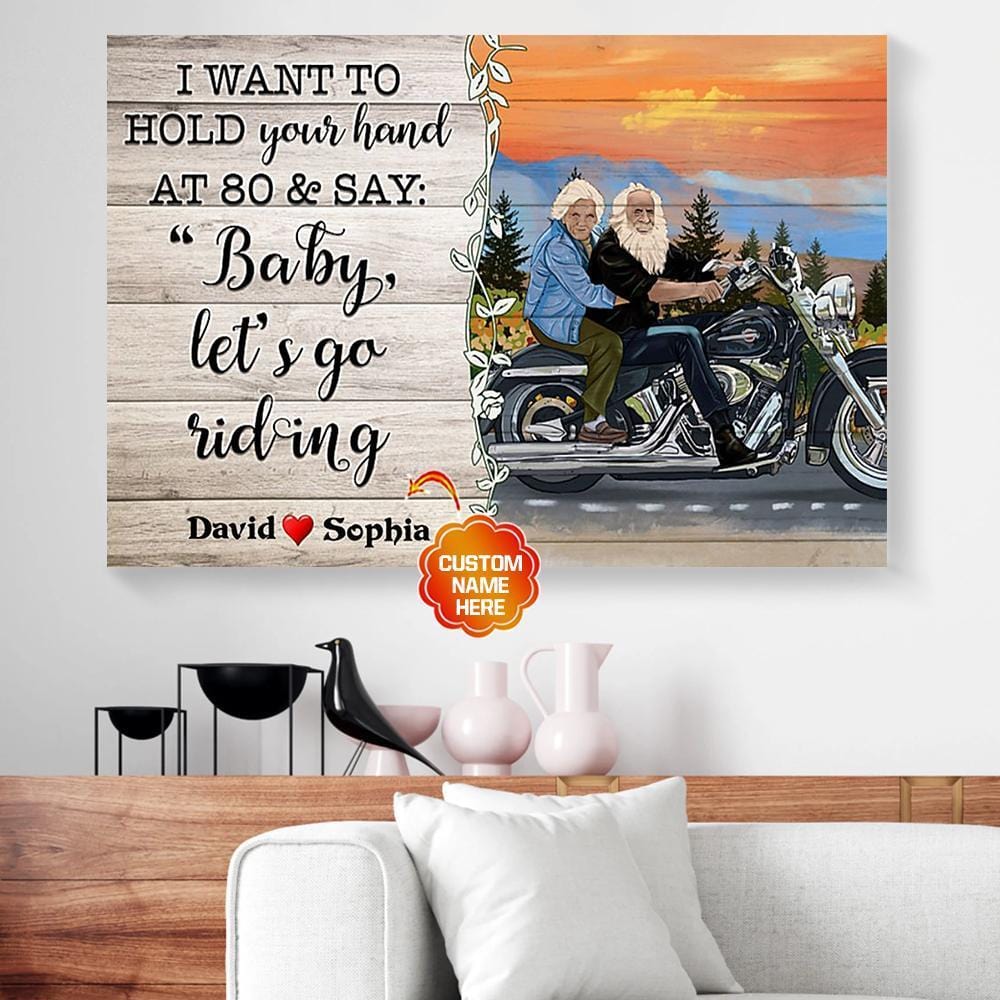 Canvas Prints I Want To Hold Your Hand Riding Custom Horizontal Canvas Wall Art Stunning  Living Room Bedroom Bathroom Home Decoration