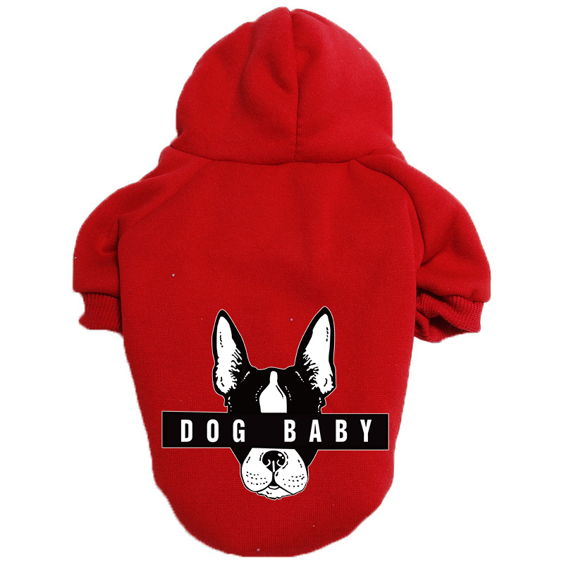 Small Dog Clothes French Bulldog Samoyed Hoodie Winter Warm Sweater Comfortable Clothing for Large Dogs alx