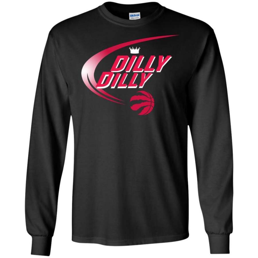 AGR Dilly Dilly Toronto Raptors Sport Long Sleeve T-shirt