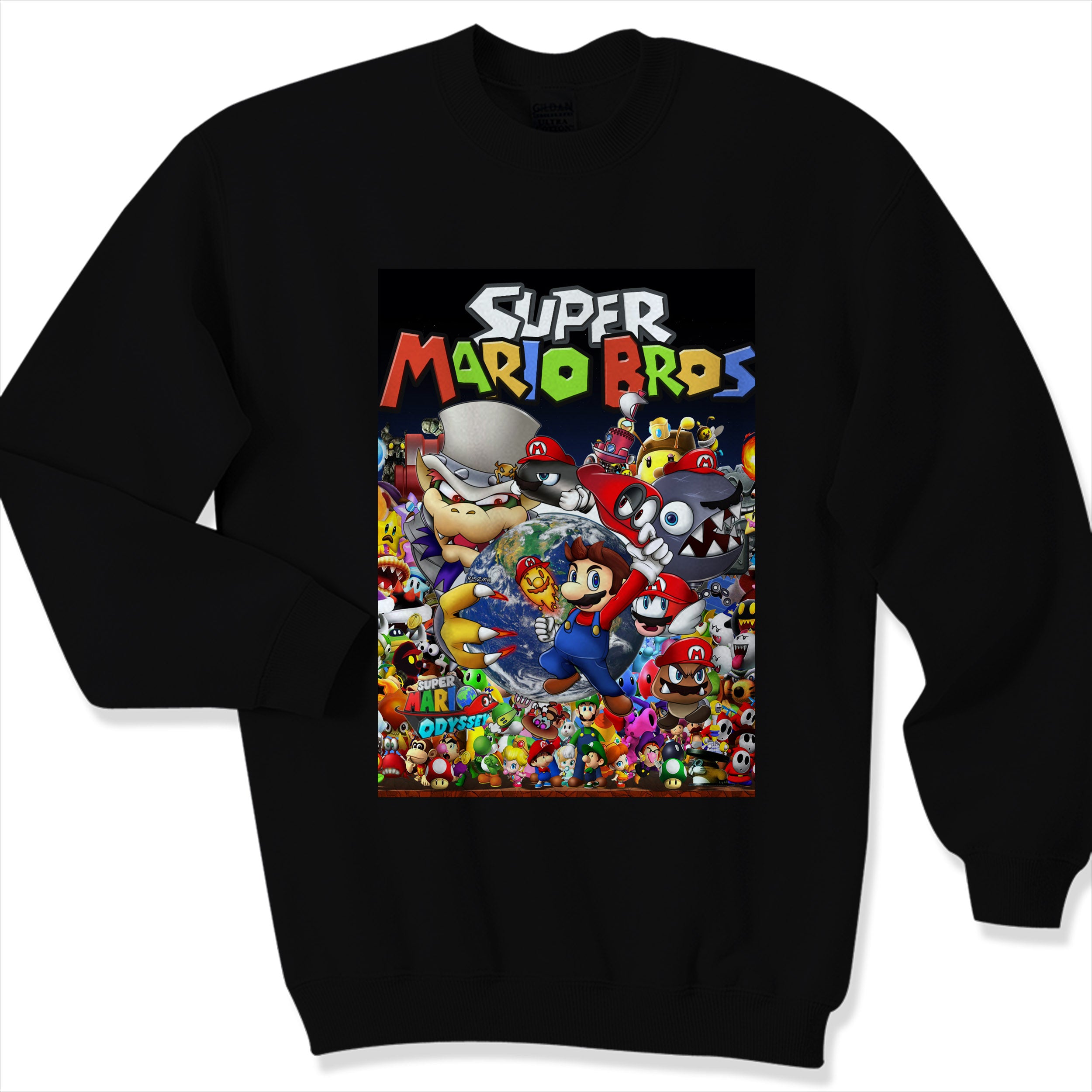 Super Mario Bros All Character Sweater Sweatshirt