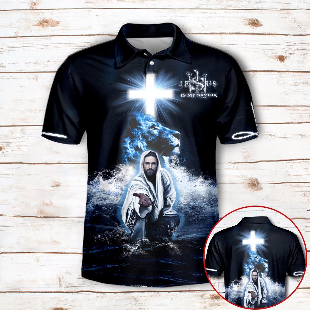 Jesus Is My Savior Jesus Christ And Lion Of Judah All Over Print Shirts 3D Hoodie Sweatshirt Tshirt For Men And Women Kl97