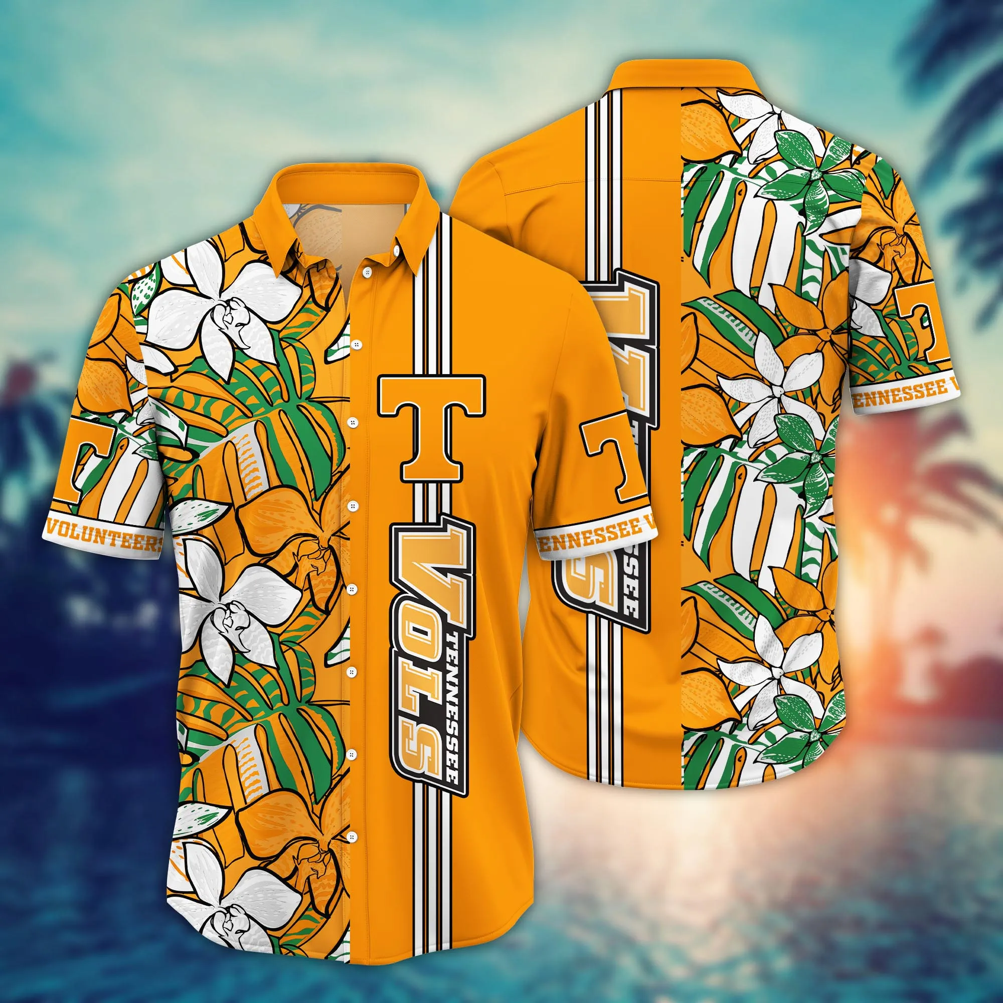 Tennessee Volunteers NCCA Hawaiian Shirt Sunning Association Aloha Shirt