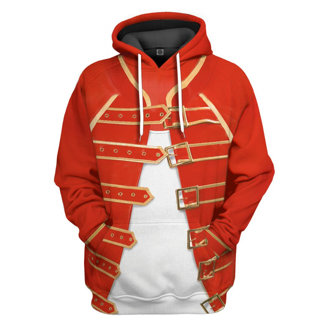 3D Freddie Mercury Costume Custom Hoodie Apparel