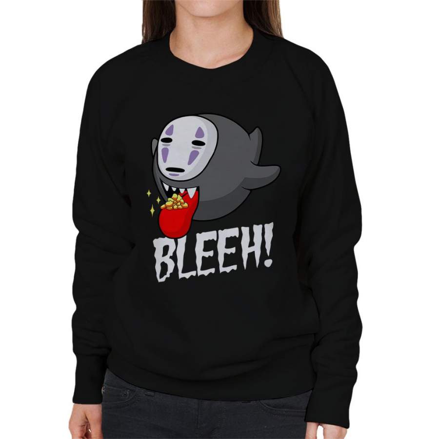 Super Mario Boo No Face Mashup Women’s Sweatshirt