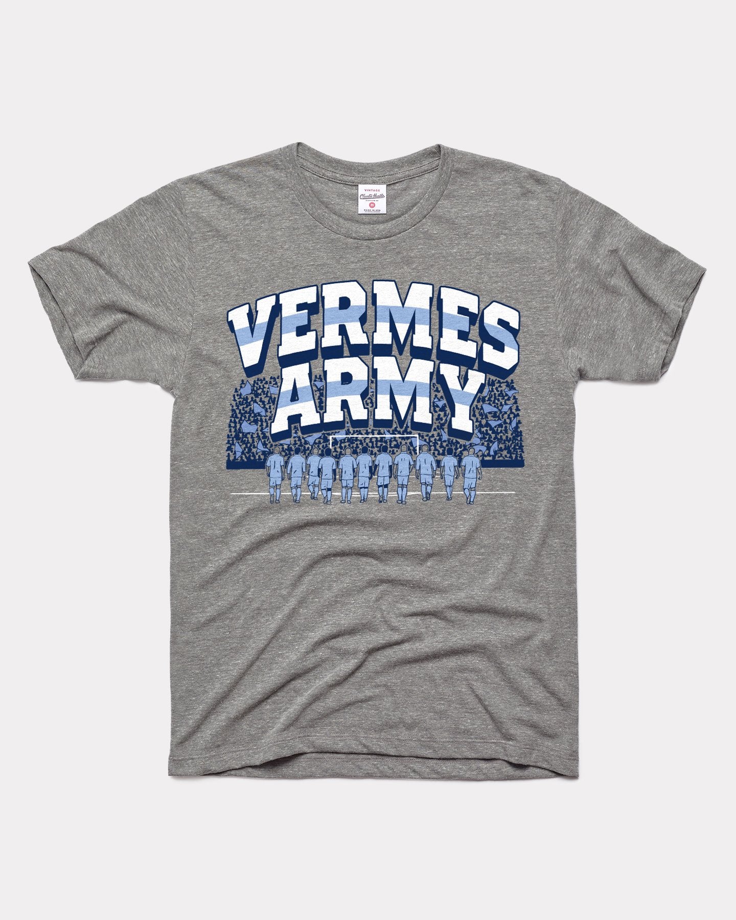 Sporting Style Kansas City Vermes Army Vintage Grey T-Shirt