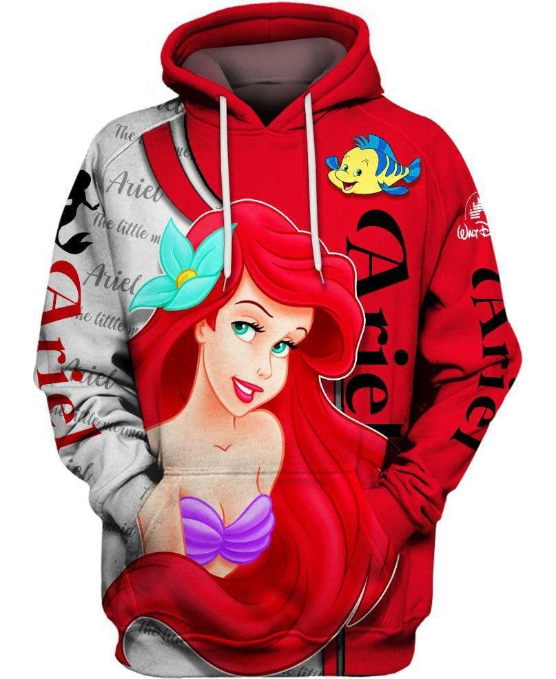 Ariel Little Mermaid Exclusive Collection Just Released 3D Hoodie