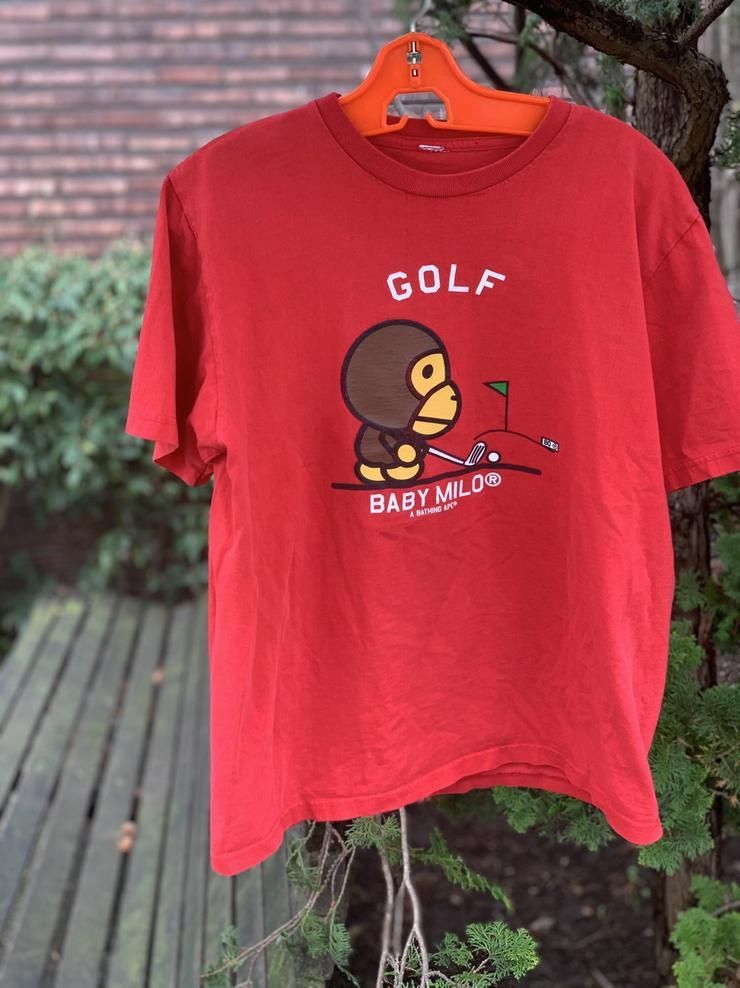 Vintage Bape Golf Milo Shirt