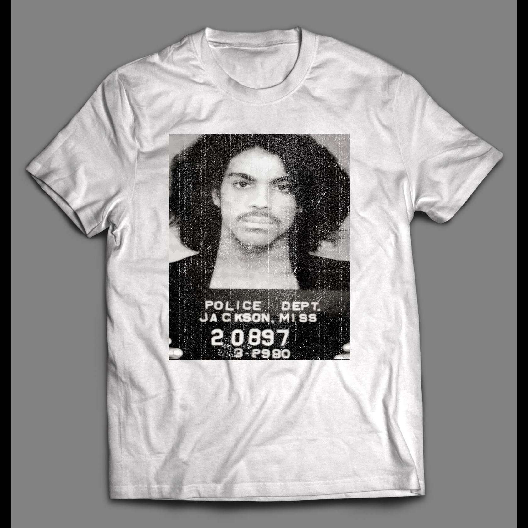 VINTAGE PRINCE MUGSHOT DISTRESSED PHOTO SHIRT