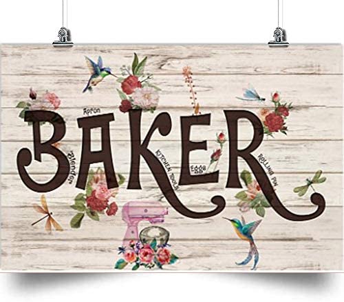 Baker Horizontal Poster-Home Decoration Poster, Wall Poster, Home And Room Decoration, Gifts For Friends And Relatives, Souvenirs.