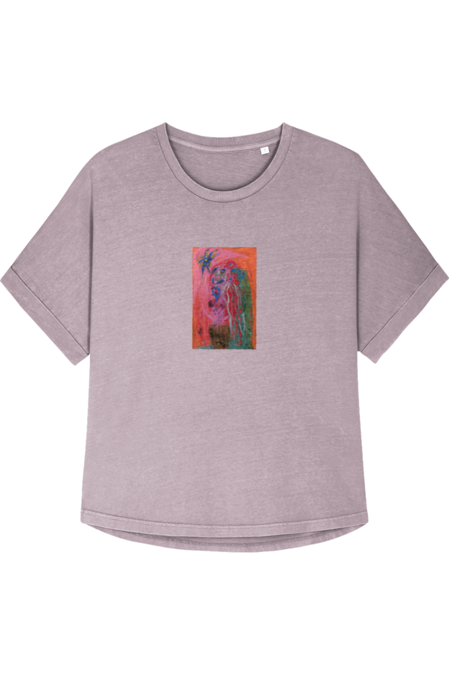 Vintage Tee Organic Cotton Bird Of Paradise