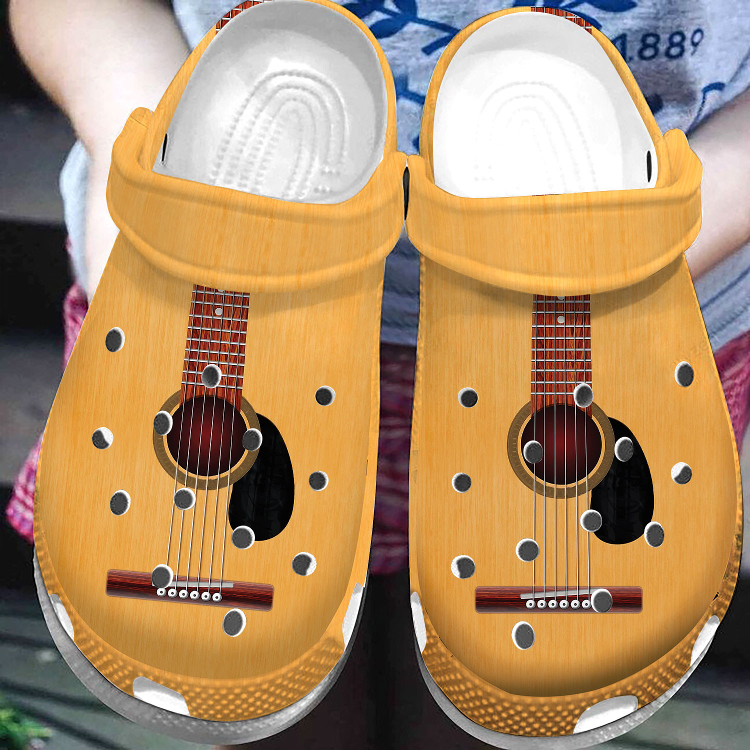 Music Soul For Guitar Lover Clog Shoes #Dh