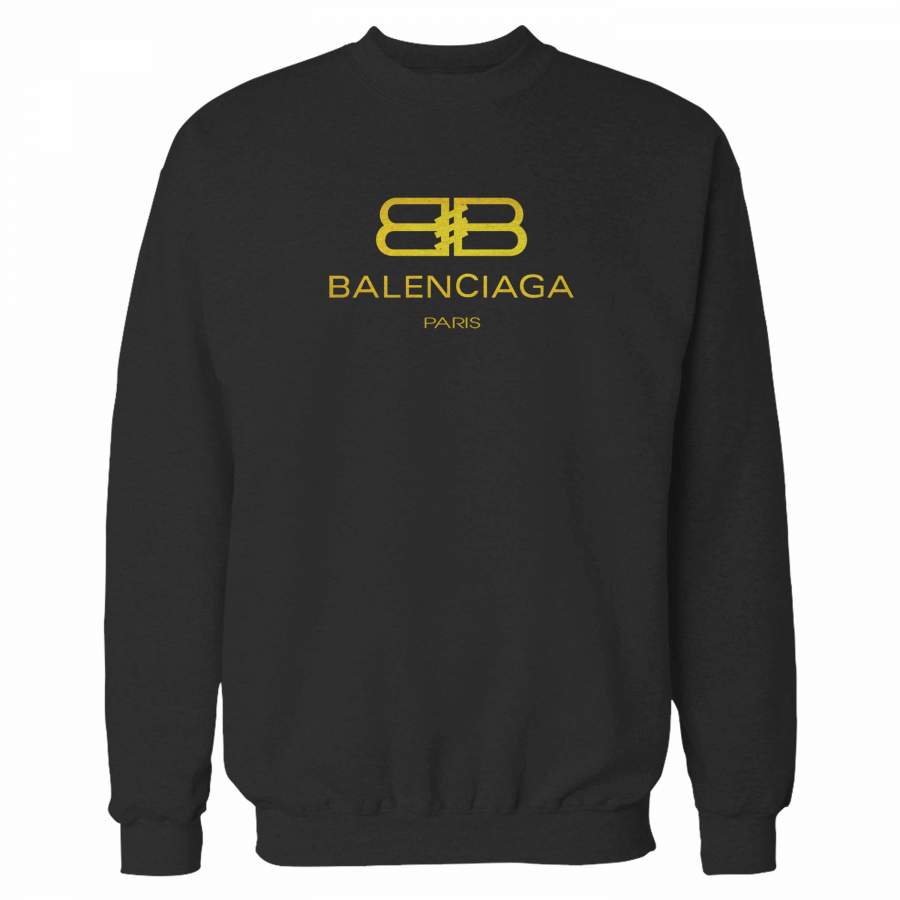 Bb Balenciaga Gold Sweatshirt