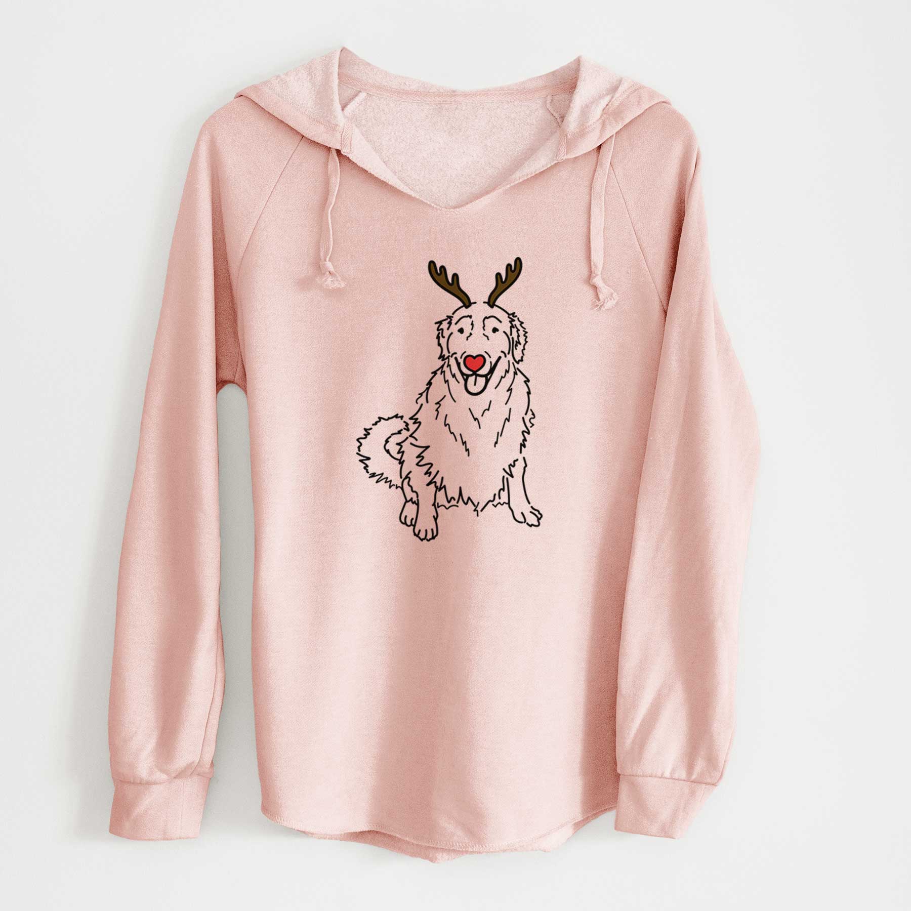 Red Nose Golden Retriever – Daisy – Cali Wave Hooded Sweatshirt