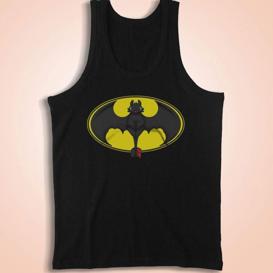 Toothless Spoof Batman Men’S Tank Top